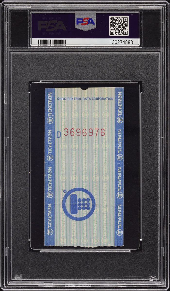 1983 First Inaugural USFL Ticket Blitz v. Federals Graded PSA 3 RFK Stadium