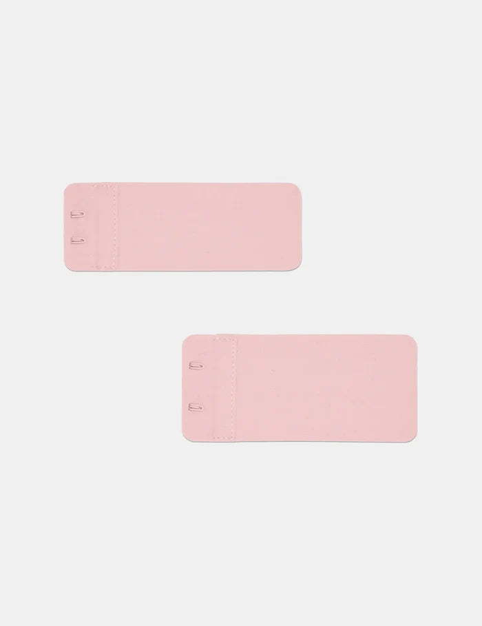 | 2-Hook Band Extender shown front-facing against a light gray background | Rose Water