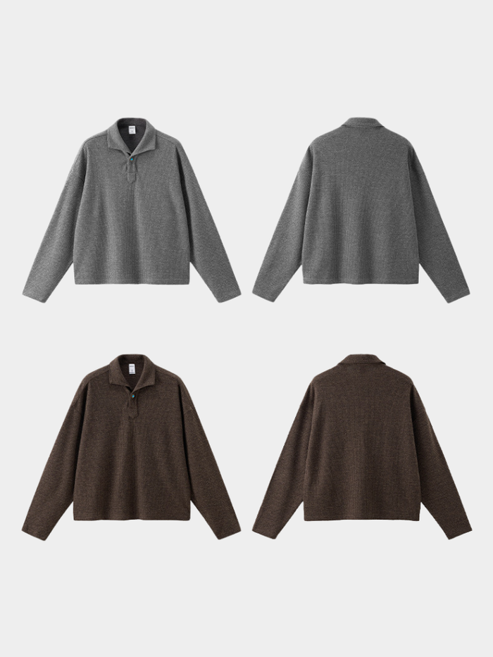 Alpine Rib Knit Grey