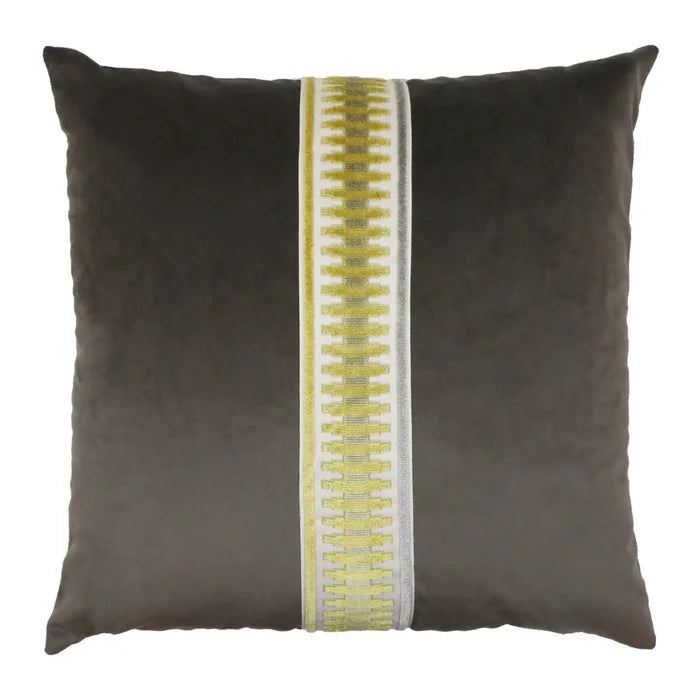 Brass/Mink Pillow - 22x22