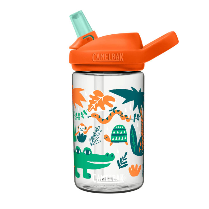 Camelbak Eddy 400mL Kids Straw Drink Bottle - Jungle Animals