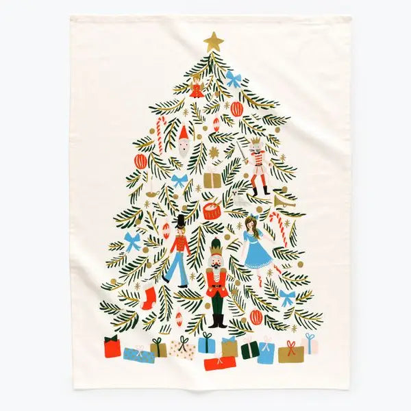 Christmas Tree Tea Towel (Nutcracker)