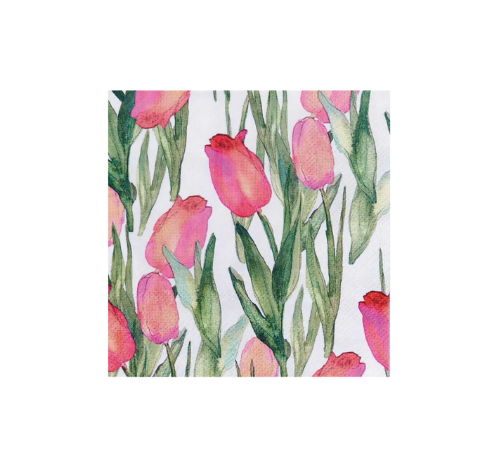 Cocktail Napkin - Tulips