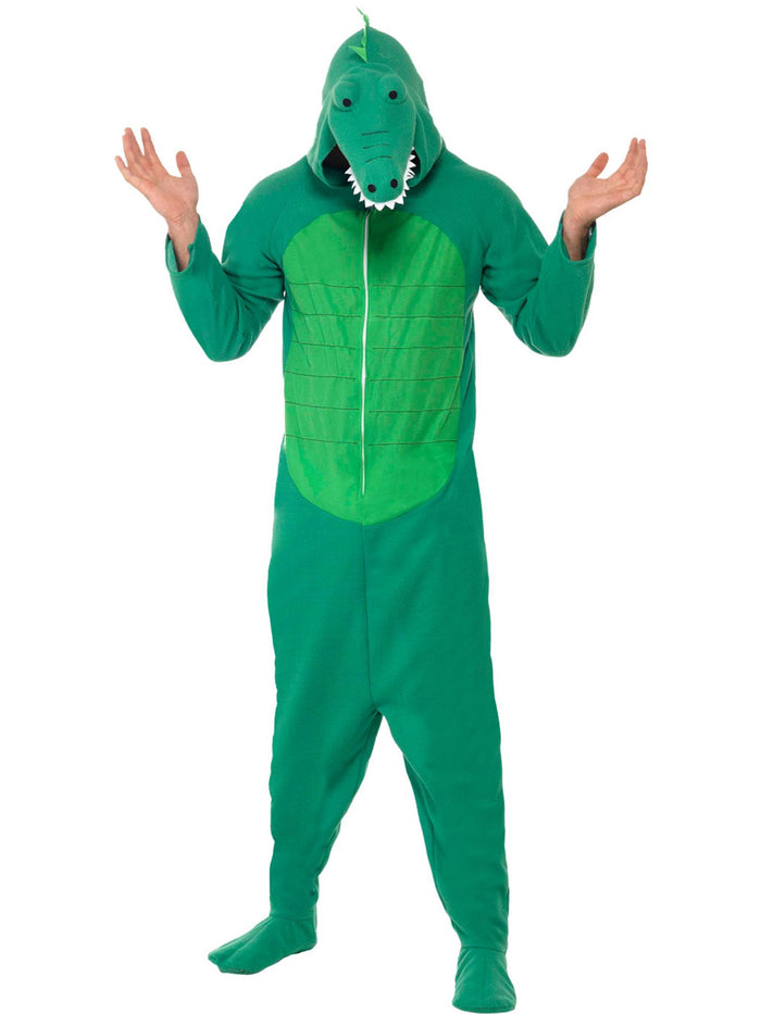 Crocodile Costume with Hooded All in One