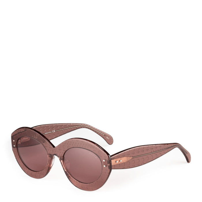 Dark pink acetate sunglasses