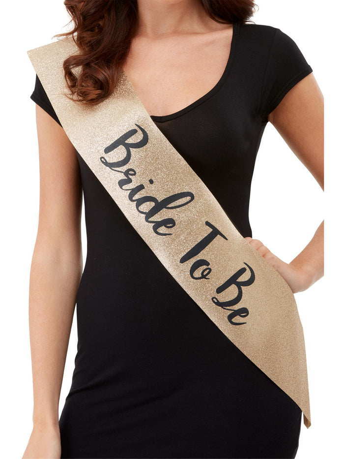 Deluxe Glitter Bride To Be Sash