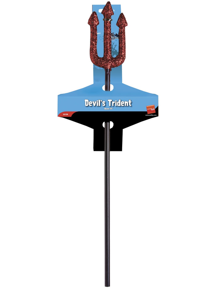 Devil Trident, Red 58cm
