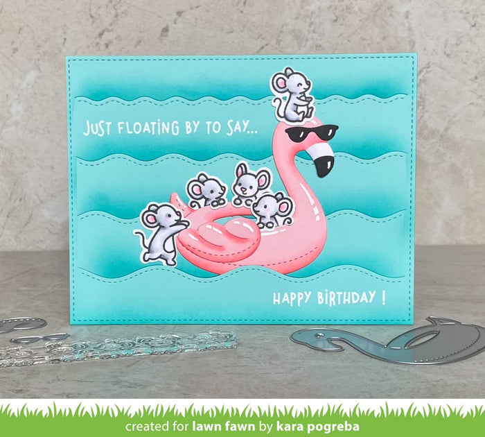 flamingo floatie