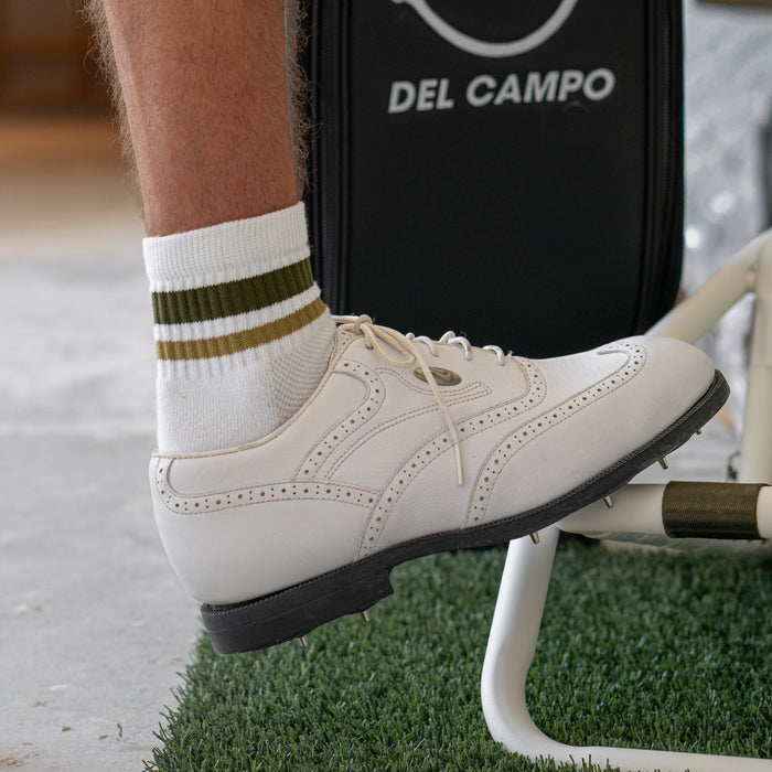 Del Campo Forest Stripes golf socks