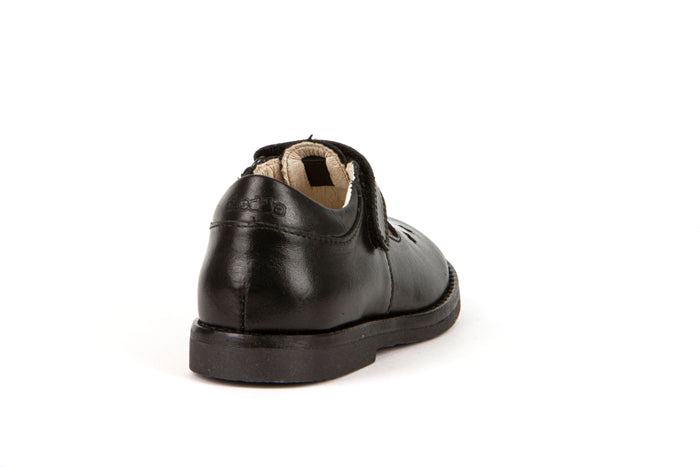 Froddo Evia T-Bar | School Shoes | Black Leather