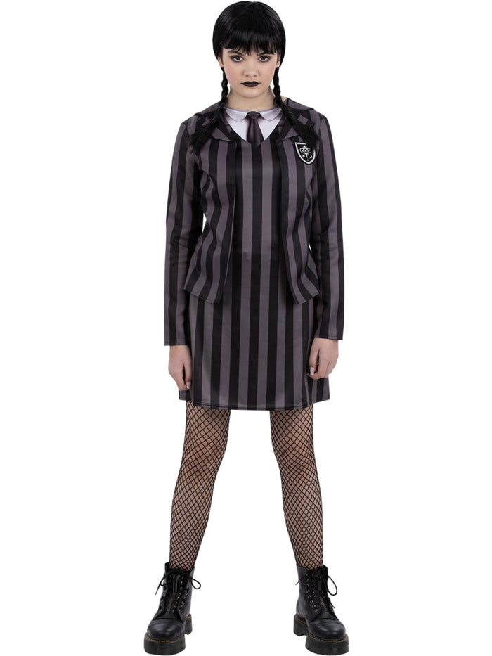 Kids Gothic School Uniform Costume