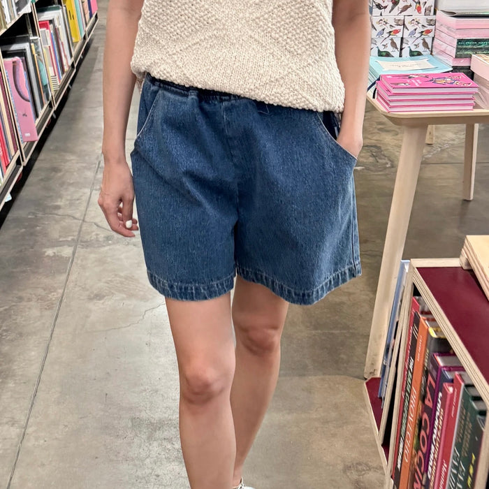 Le Bon Shoppe: City Shorts in Blue Denim