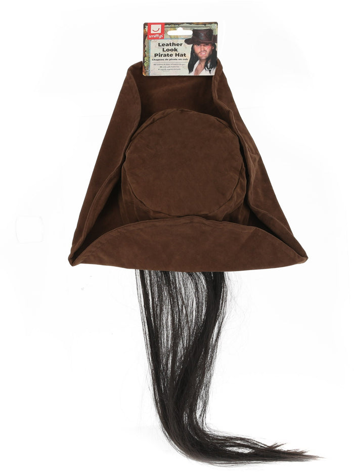 Leather Look Pirate Hat