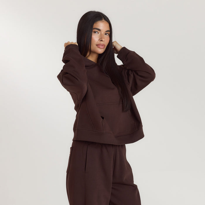 Lounge Living Hoodie - Chocolate