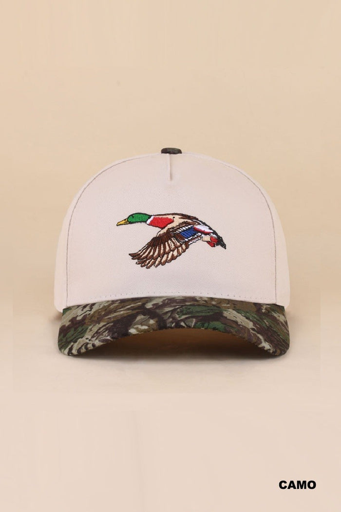 Mallard Cap with Camo Bill