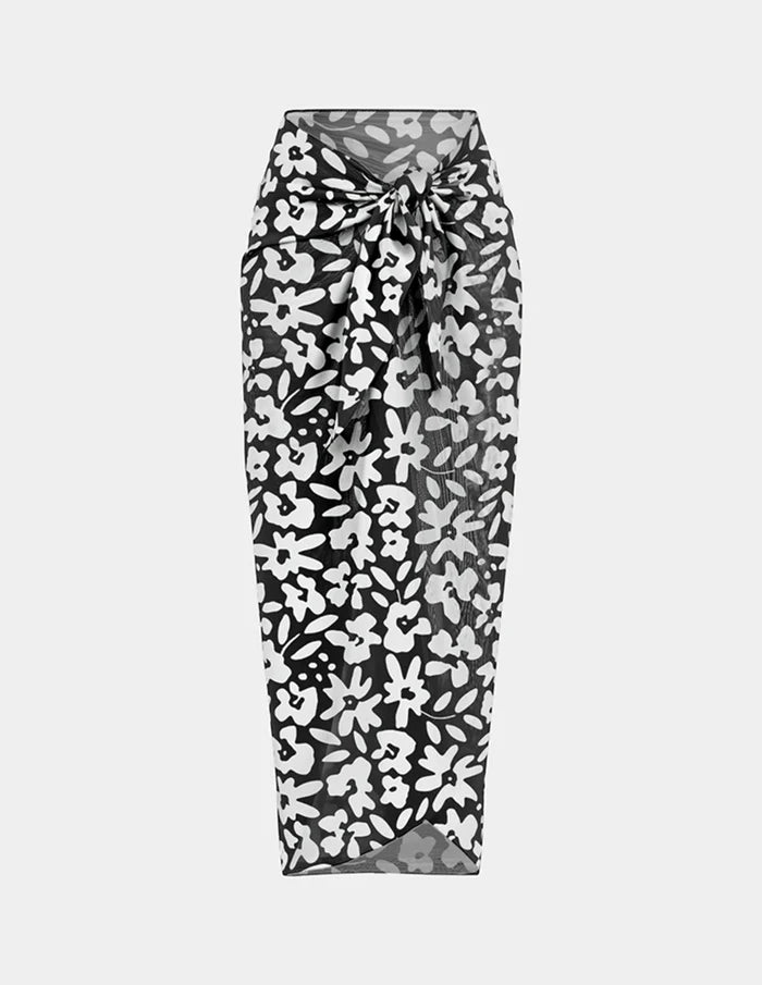 | Mesh Sarong shown front-facing against a light gray background | Jasmine Dusk