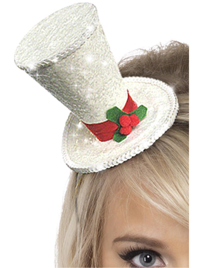 Mini Top Hat, White