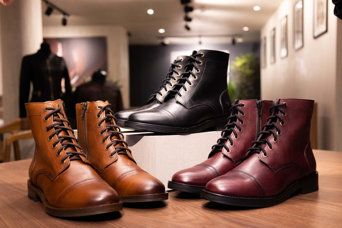 MOD. 3300 | Combat Boots Látigo Vino | Dama