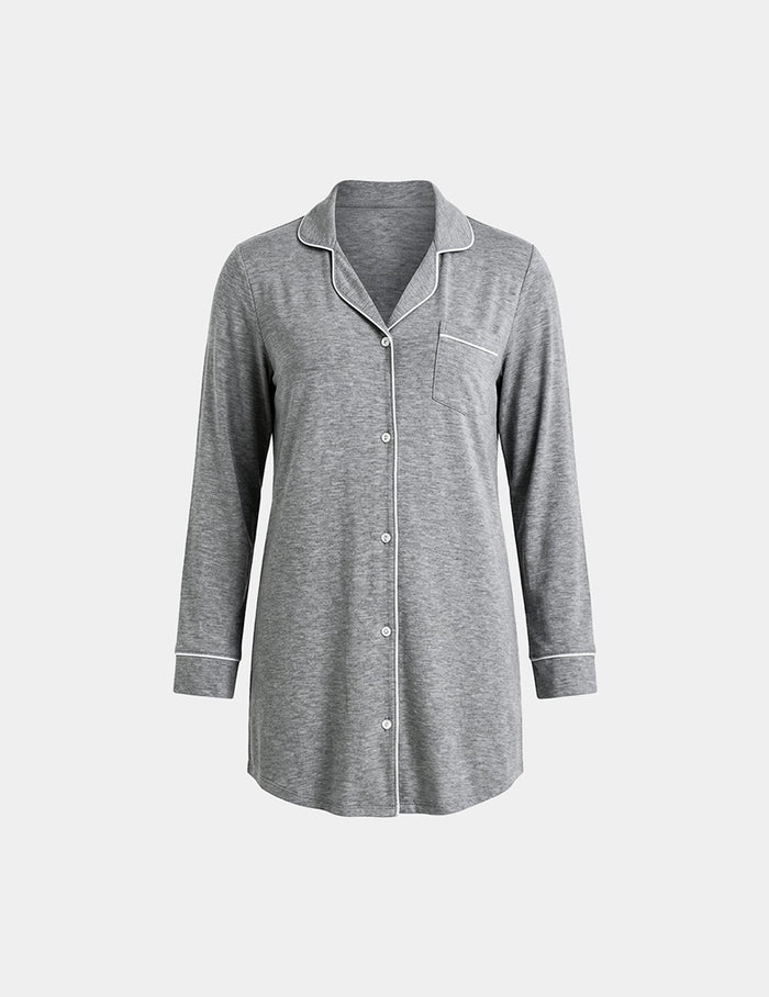 Heather Grey/White / XS