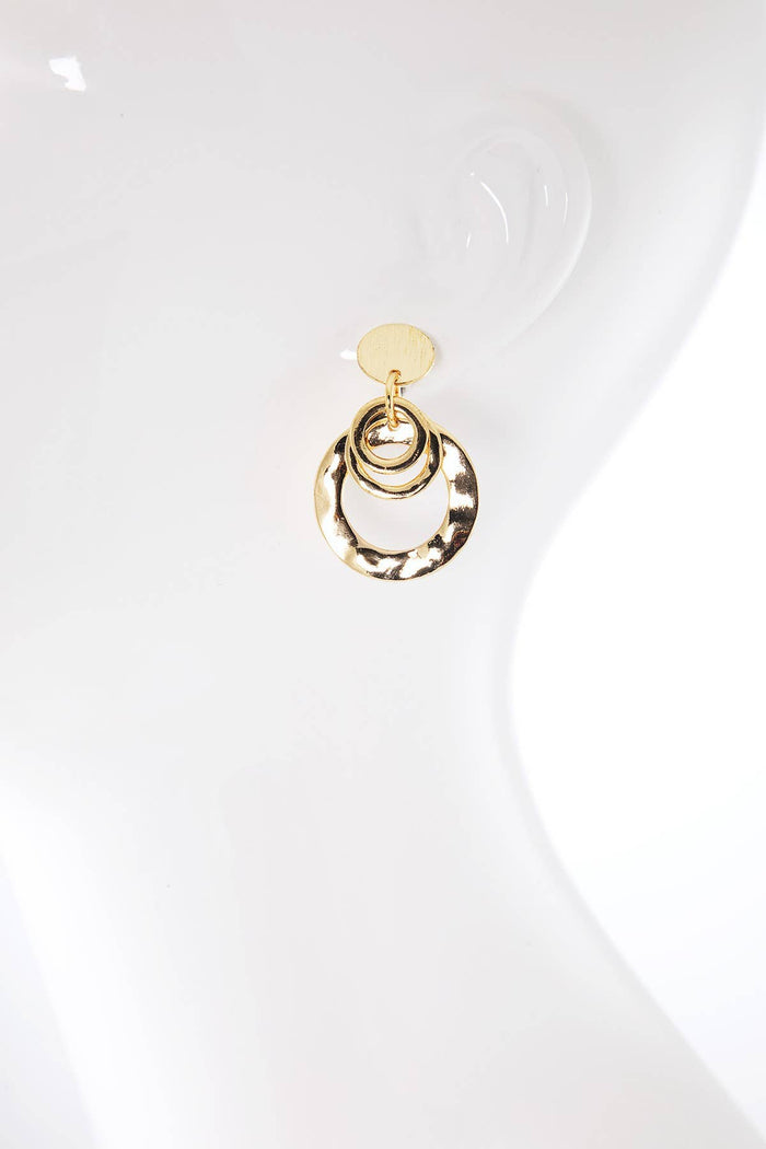 Multi Ring Dangle Earrings
