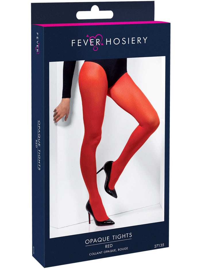 Opaque Tights, Red