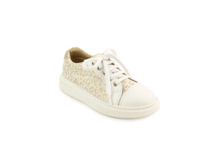 Petasil | Annette | White & Gold leopard