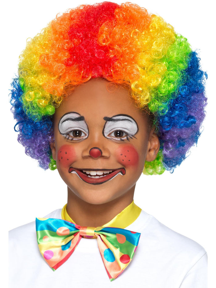 Rainbow Clown Wig, Kids