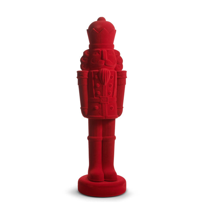 Raz 32” Red Flocked Nutcracker
