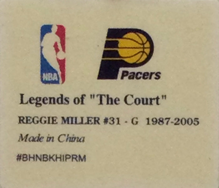 Reggie Miller Legends of the Court Indiana Pacers 1987-2005 Bobblehead Stadium Giveaway