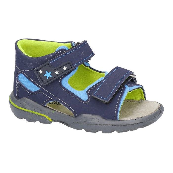 Ricosta Manto | Waterproof Sporty Sandal | Navy & Lime