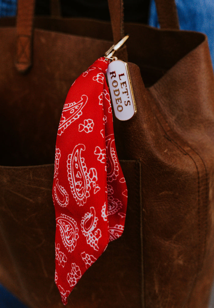 SA RODEO BANDANA BAG CHARM
