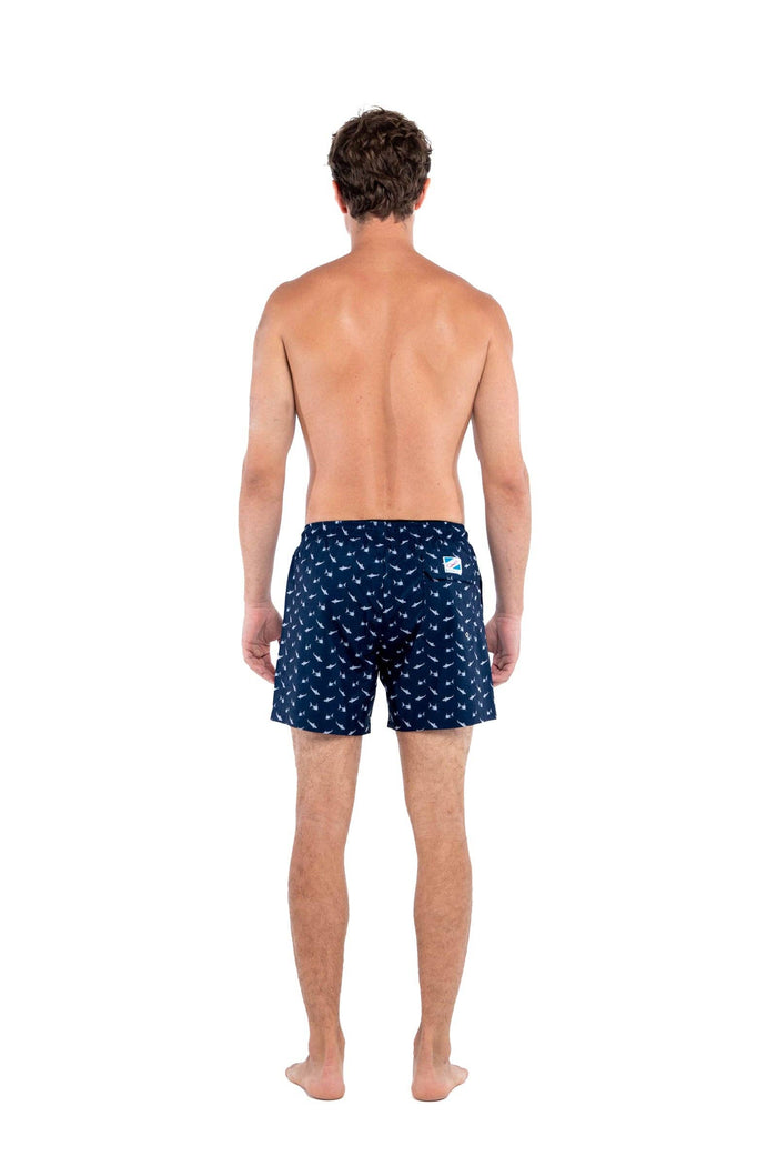 Sharks | Swim Shorts | with liner | 6 Inch | Bermies