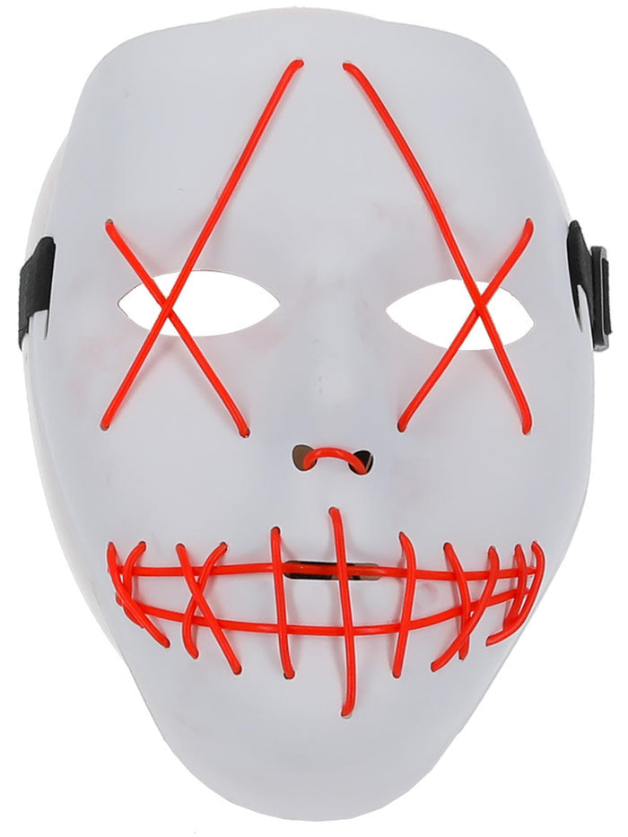 Stitch Face Mask, Neon Pink Light Up
