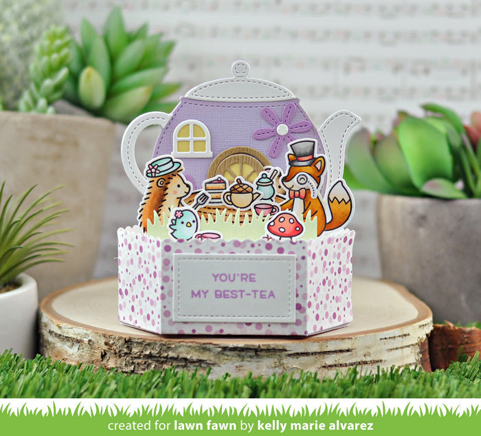 stitched teapot