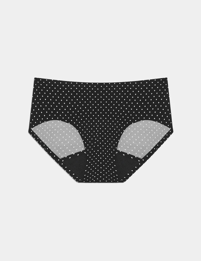 Black with White Polka Dot / XS