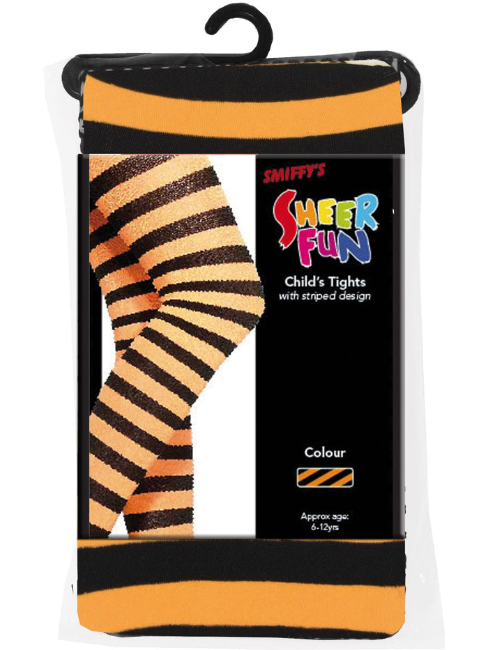 Tights, Orange & Black, Age 6-12