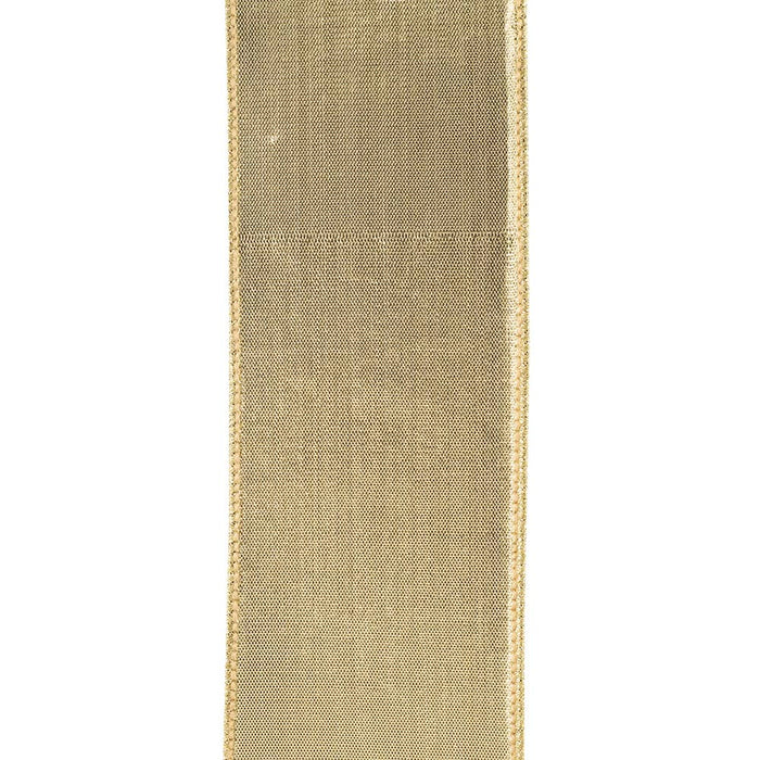 White Gilded Pumpkin Deluxe, Teal, 2-1/2 In, 10 Yards