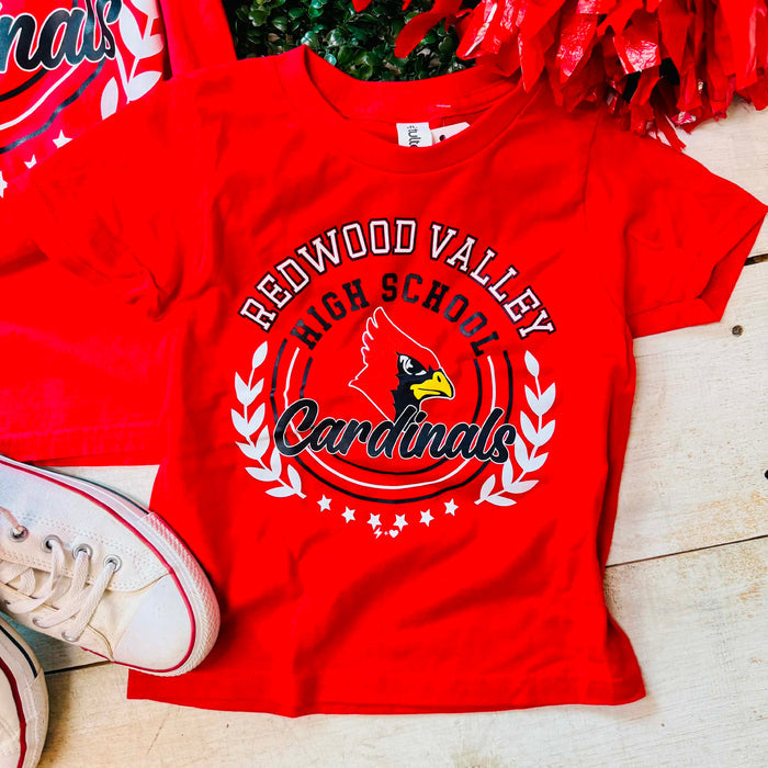 Wreath Cardinals Tee