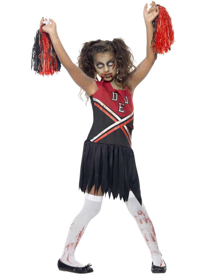 Zombie Cheerleader Child Girl's Costume
