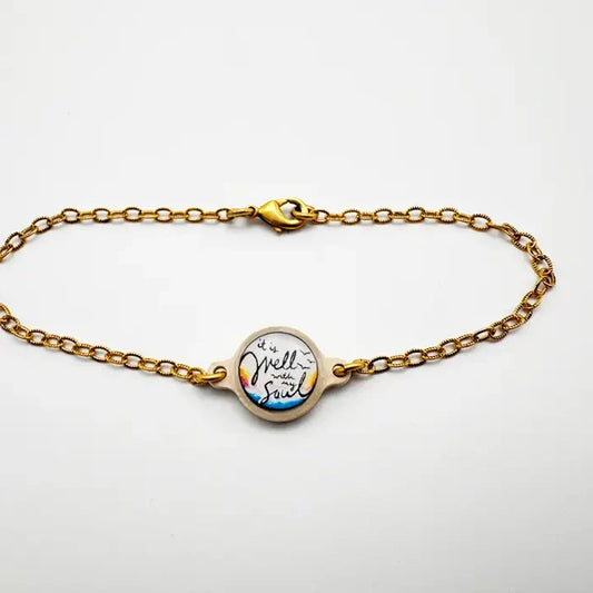 14K Gold-Plated + It Is Well| Tap To Pray™