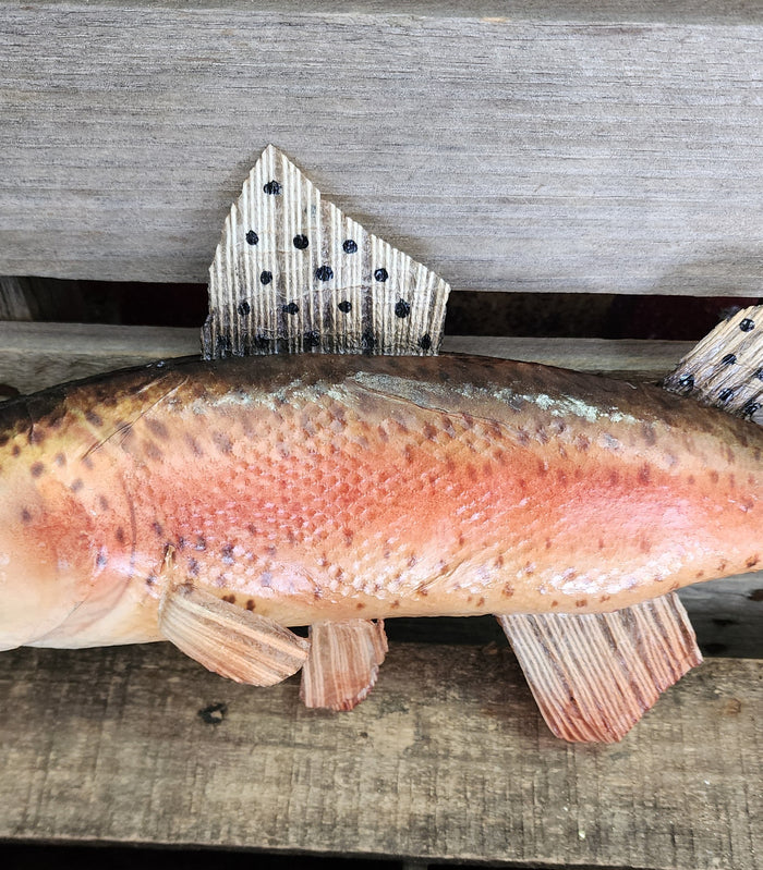 15.5" Artificial Trout - Styrofoam Fish