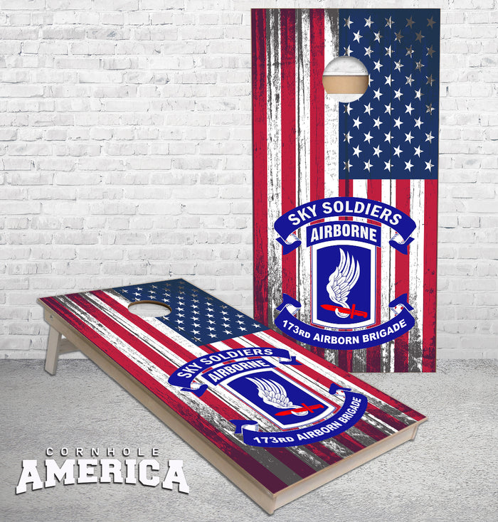 173rd Airborne Division Cornhole Boards
