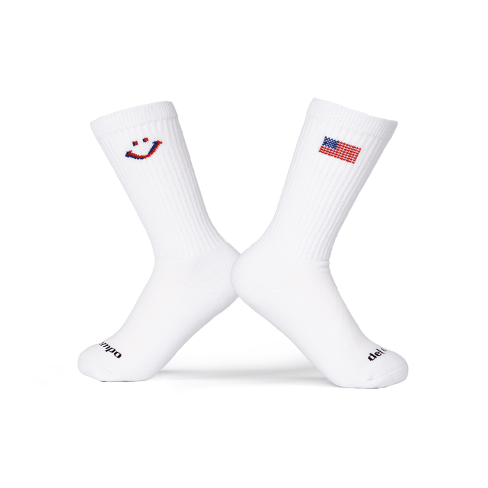 Del Campo 1776 Crew golf socks