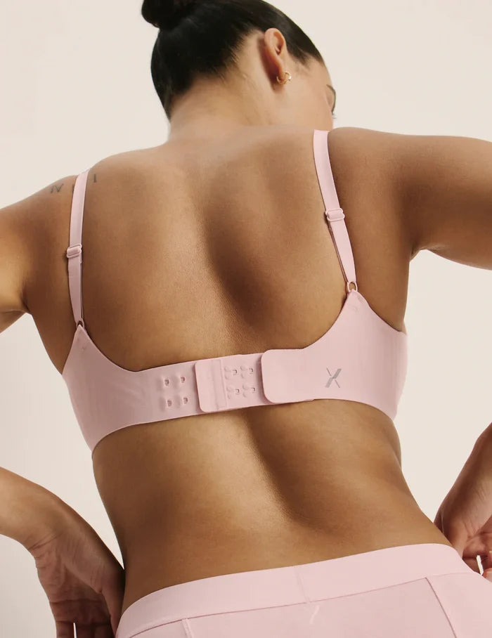 | Back view of model wearing the 2-Hook Band Extender | Rose Water