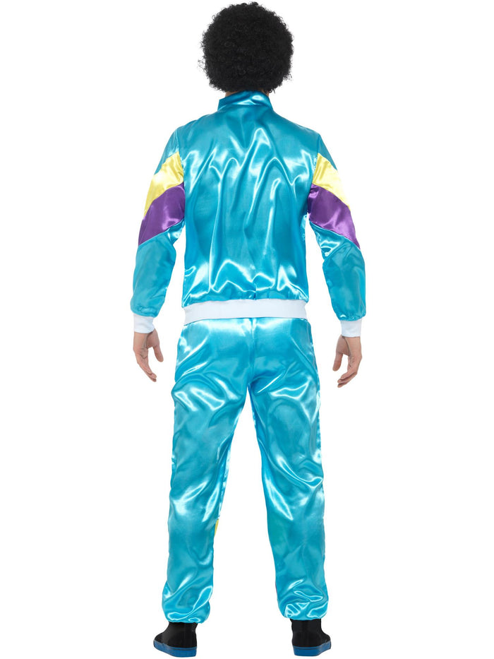 80s Height of Fashion Shell Suit Costume, Blue