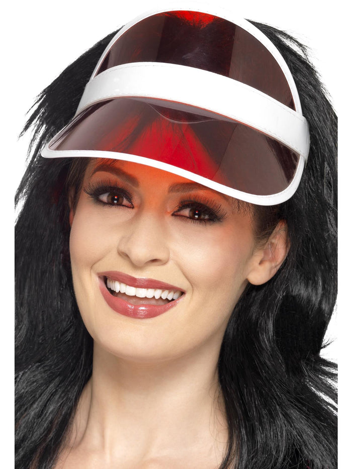 80s Sun Visor, Red
