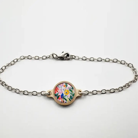 .999 Silver-Plated + Wild Flowers| Tap To Pray™