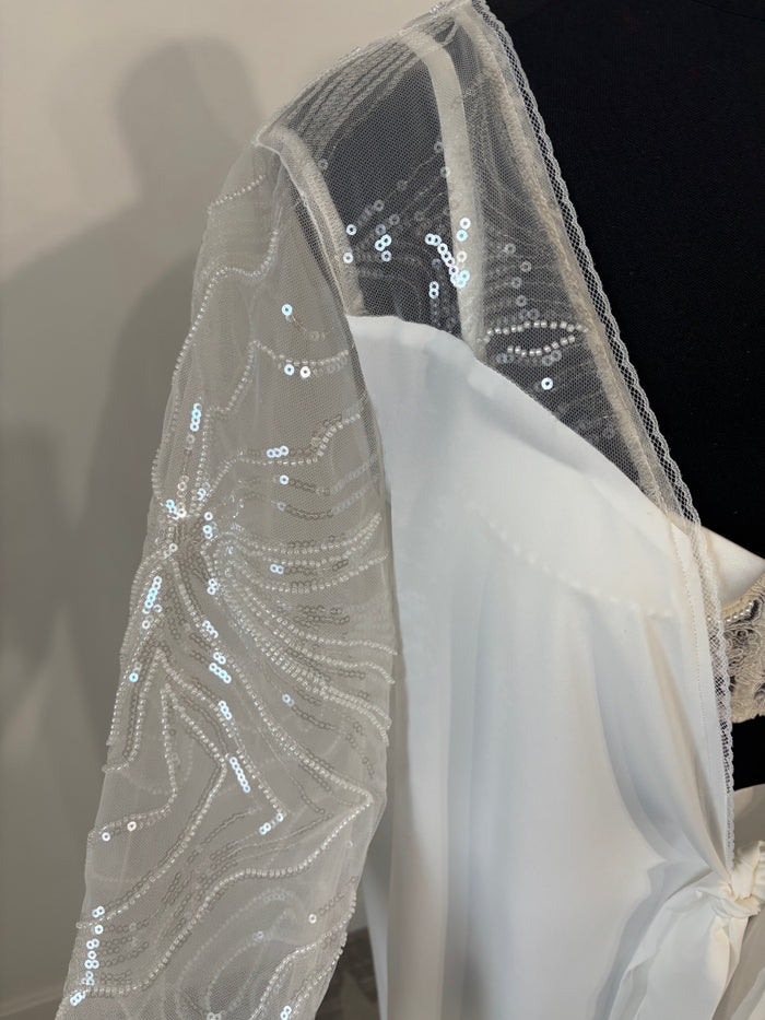 Lydia Bridal Robe - L left