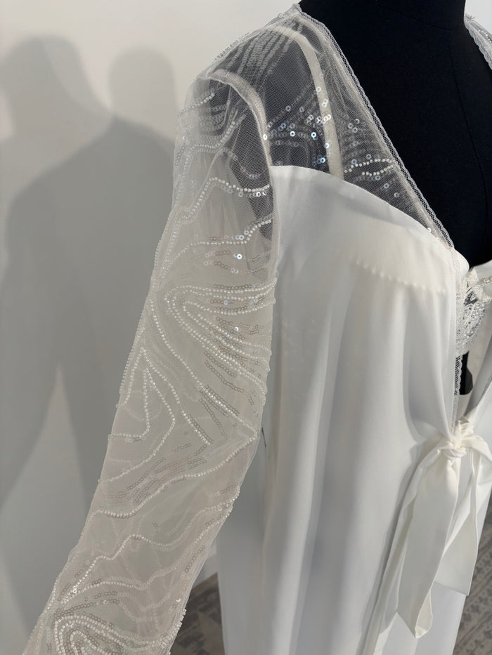 Lydia Bridal Robe - L left