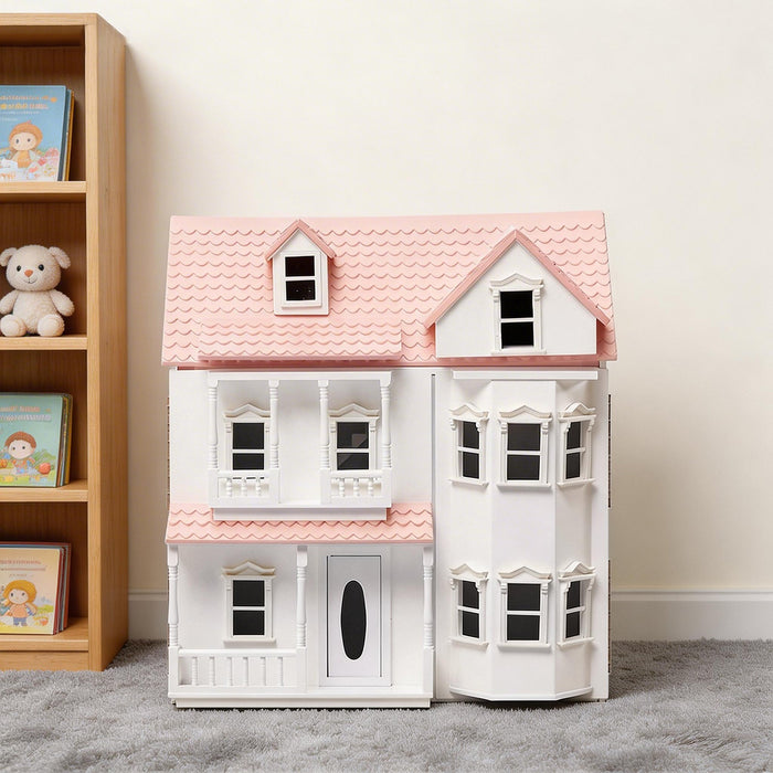 All 4 Kids Victoria Dollhouse - Pink